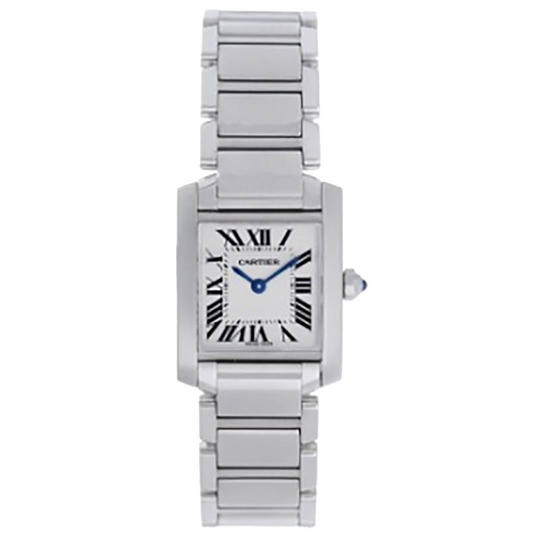 Cartier Tank Francaise Ladies Steel Watch W51008Q3