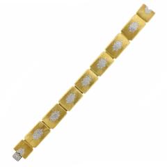 Buccellati Geminato Gold Panel Bracelet