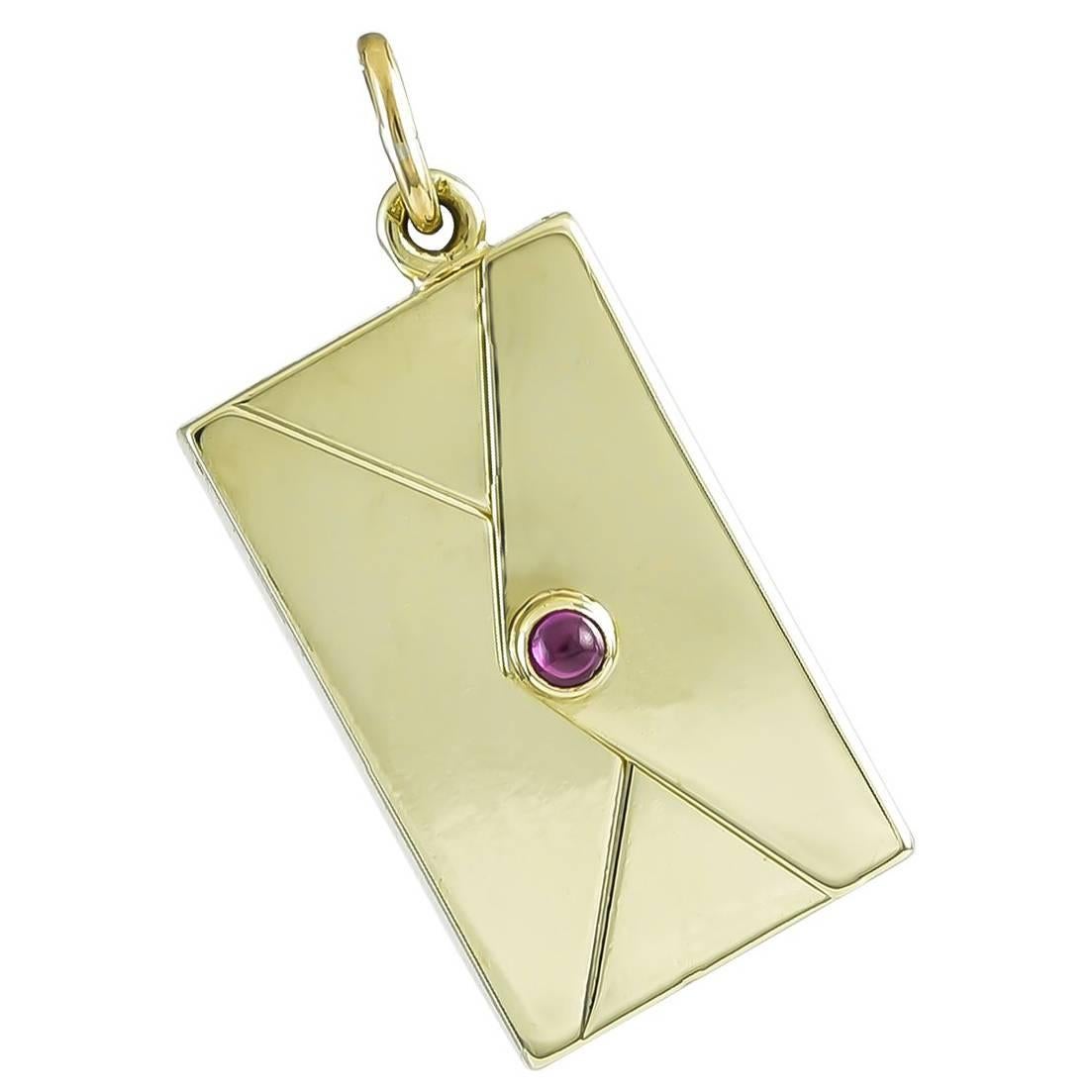 Cartier Gold Love Letter Charm