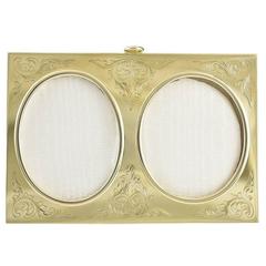 Antique Gold Double Picture Frame 3