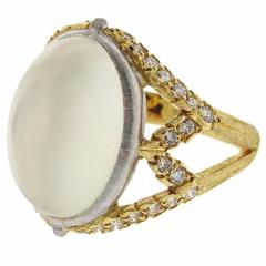 Buccellati Opera Diamond Gold Ring For Sale at 1stdibs