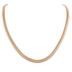 Tiffany & Co. Golden Snake Chain Collar Necklace
