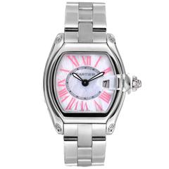 Cartier Ladies Roadster Stainless Steel Quartz Wristwatch 