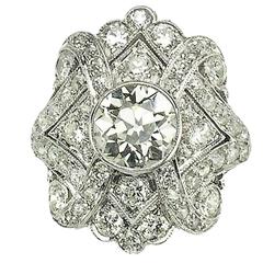 Diamond Platinum Dress Ring 4