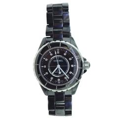 Chanel J12 42mm Diamond Black Ceramic Watch 7