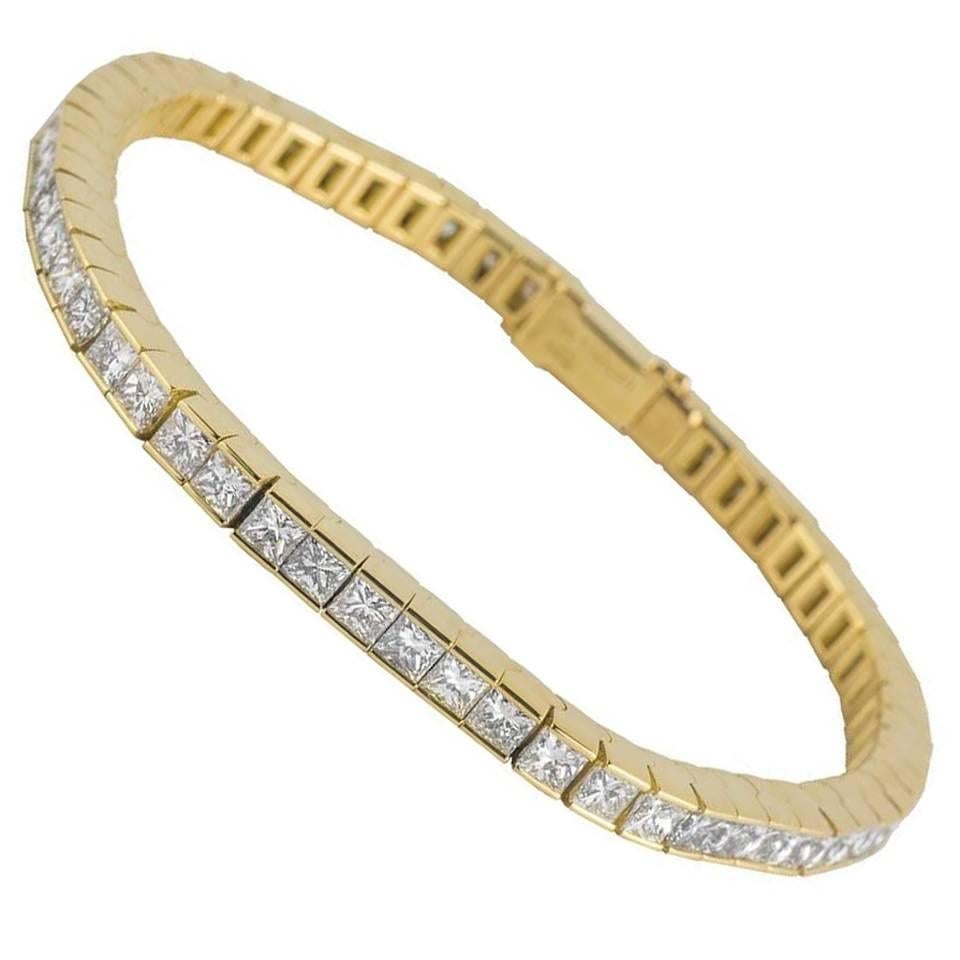 Tiffany & Co. Diamond Line Bracelet 15.00 Carat