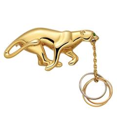 Cartier Gold Panthere Brooch With Trinity Ring 9