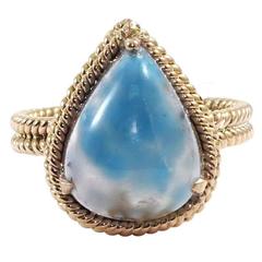 Paraiba Tourmaline Gold Ring