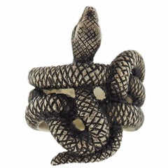 Buccellati - Bague serpent en argent sterling