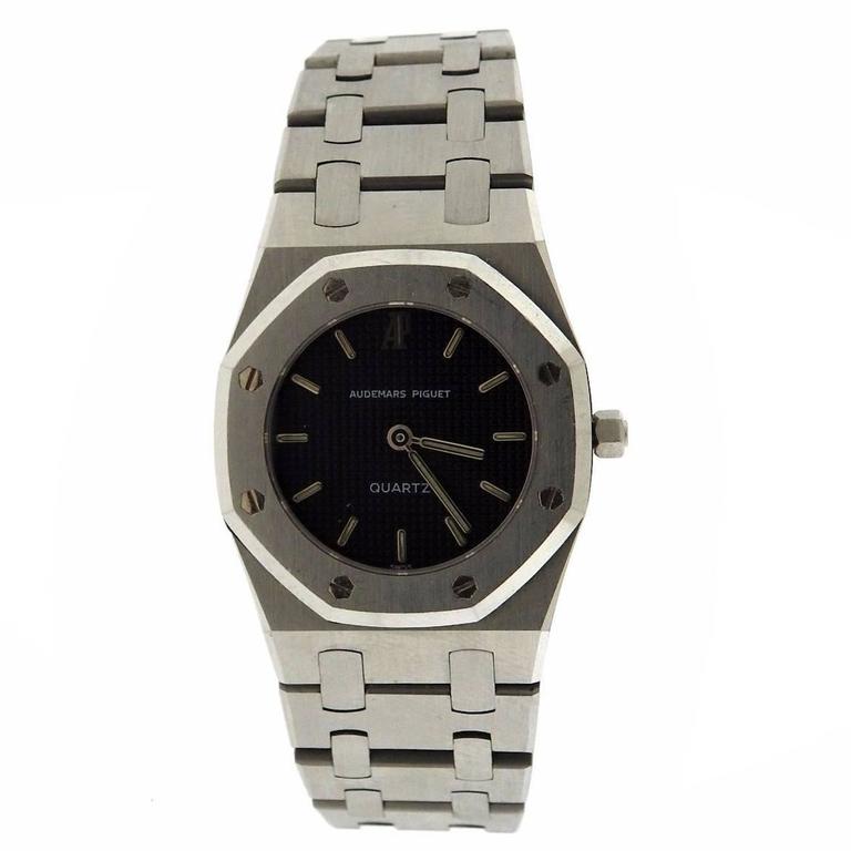 Ladies Audemars Piguet Royal Oak Steel Quartz Watch at 1stDibs ...