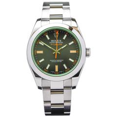 Rolex Stainless Steel Milgauss Wristwatch Ref 116400