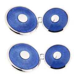 Jona Enamel Sterling Silver Cufflinks 8