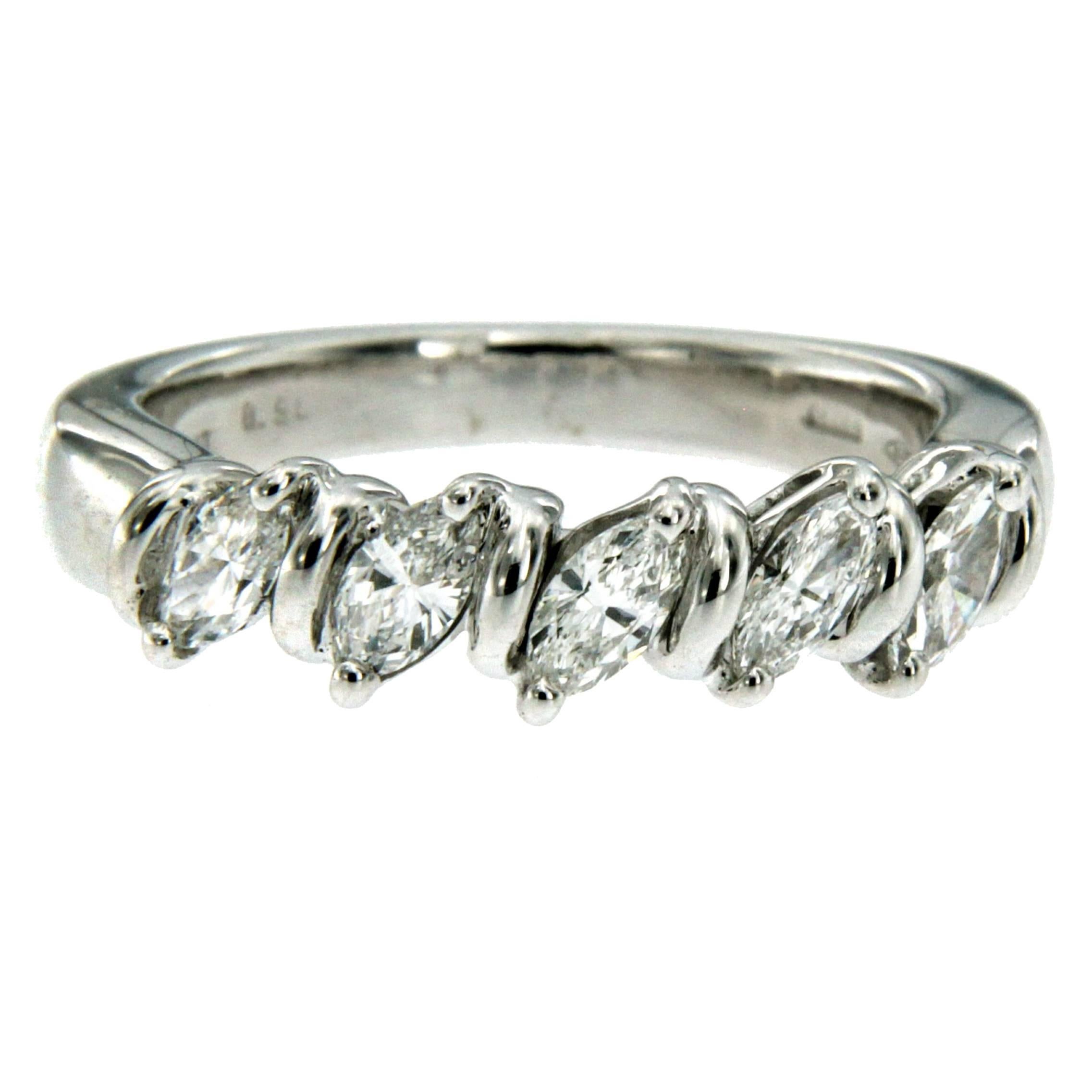 Damiani Diamond Five Stone Gold Ring