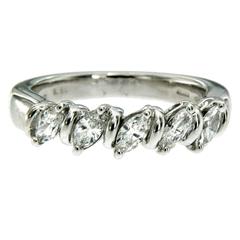 Damiani Diamond Five Stone Gold Ring 4