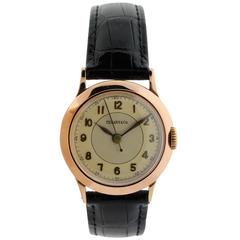 Tiffany & Co. I. W. C. Watch Company Rose Gold Manual Wind Wristwatch 12