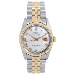 Rolex Yellow Gold Stainless steel Automatic Wristwatch Ref 16233 4