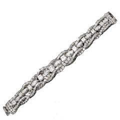 French Diamond Bracelet 55.00 carats 7