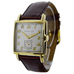 Tiffany & Co. Movado Watch Co. Yellow Gold Wristwatch 4