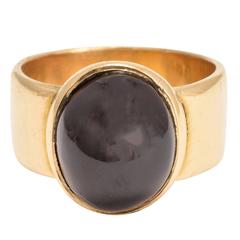 Victorian Garnet Cabochon Ring Victorian Garnet Cabochon Ring