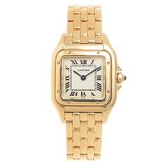 Cartier Ladies Yellow Gold Panther Quartz Wristwatch