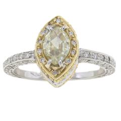 Luise Marquise Diamond Three Colors Gold Ring 3