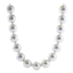 T. Foster & Co. 21 Inch Uniform 10 mm South Sea Pearl Necklace