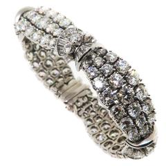1960s Harry Winston by Jacques Timey Diamond Platinum Bracelet