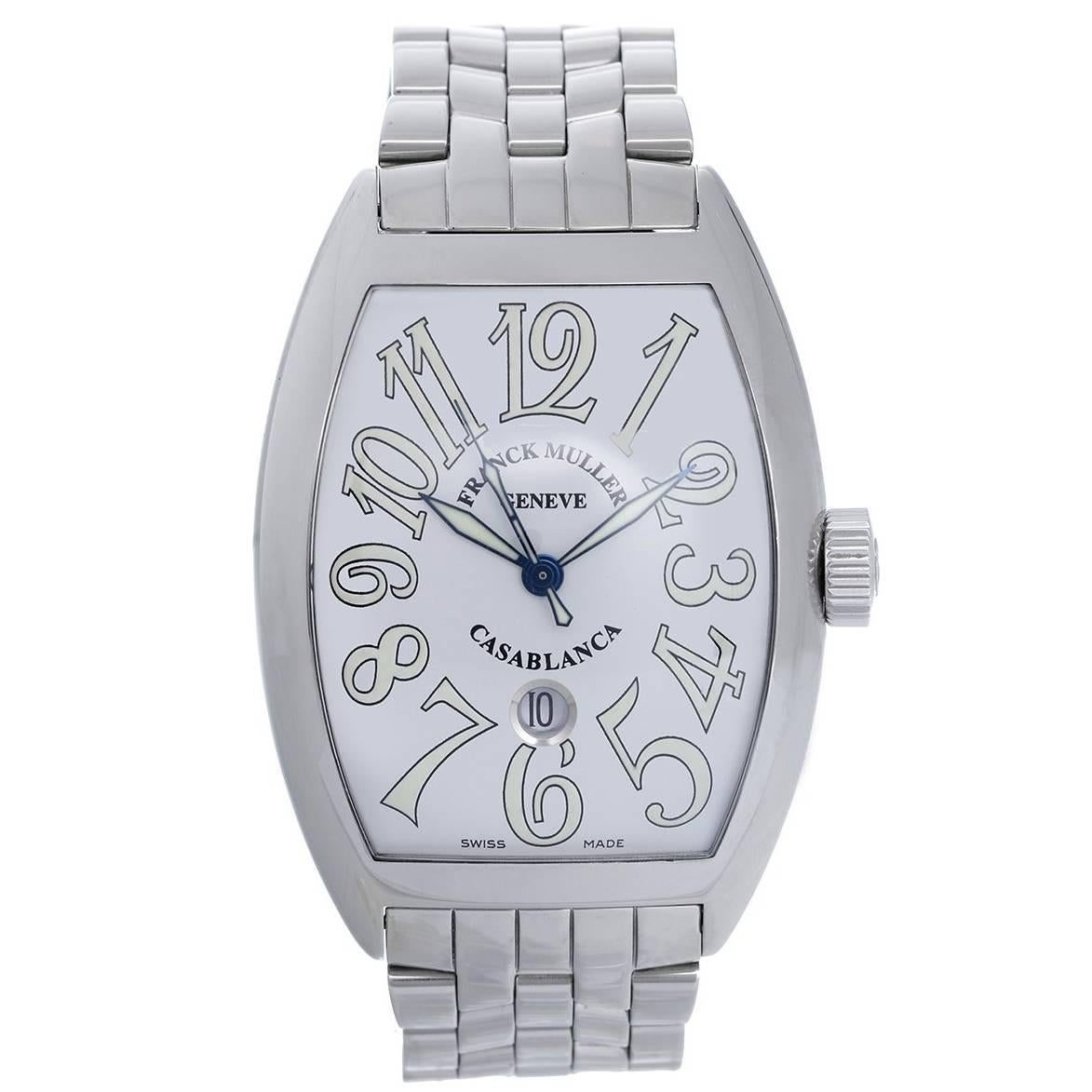 Franck Muller Stainless Steel Casablanca Automatic Wristwatch 