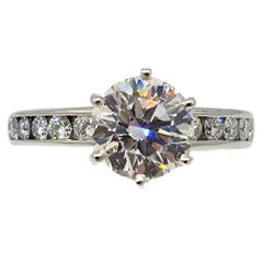 Tiffany & Co. 1.50 Carat GIA Certified Diamond Platinum Engagement Ring