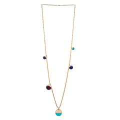 Lara Bohinc Lapis Turquoise Amethyst Gold Five Planets Necklace