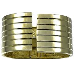 Sleek Gold Cuff Bracelet