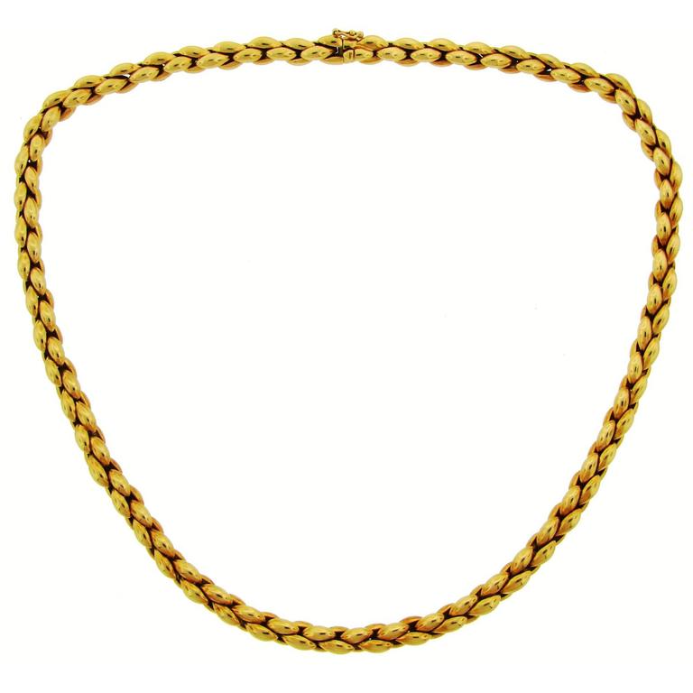 cartier gold chain necklaces