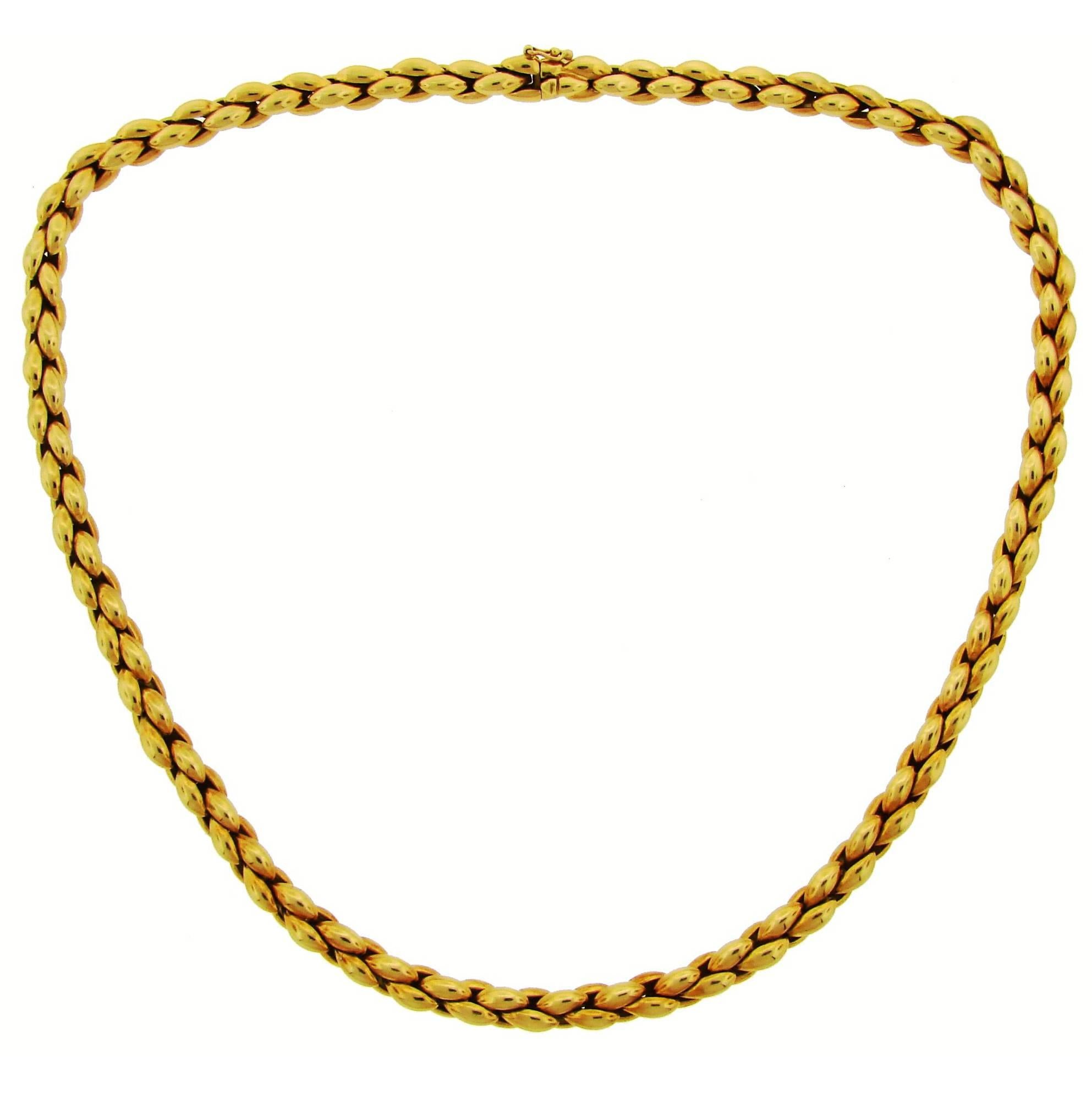 1993 Cartier Gold Chain Necklace