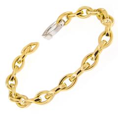 Italian Heavy Weight Gold Link Bracelet