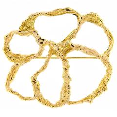 Ed Wiener Gold Brooch 6