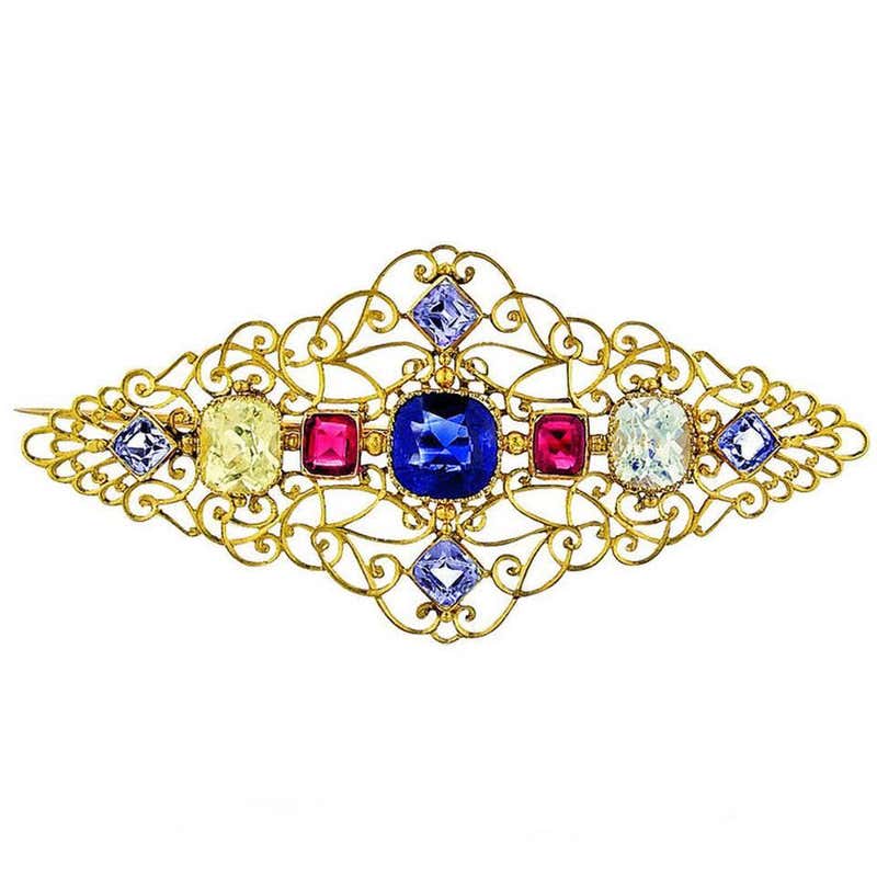 Christian Dior very rare "Musical Box" brooch For Sale at 1stdibs