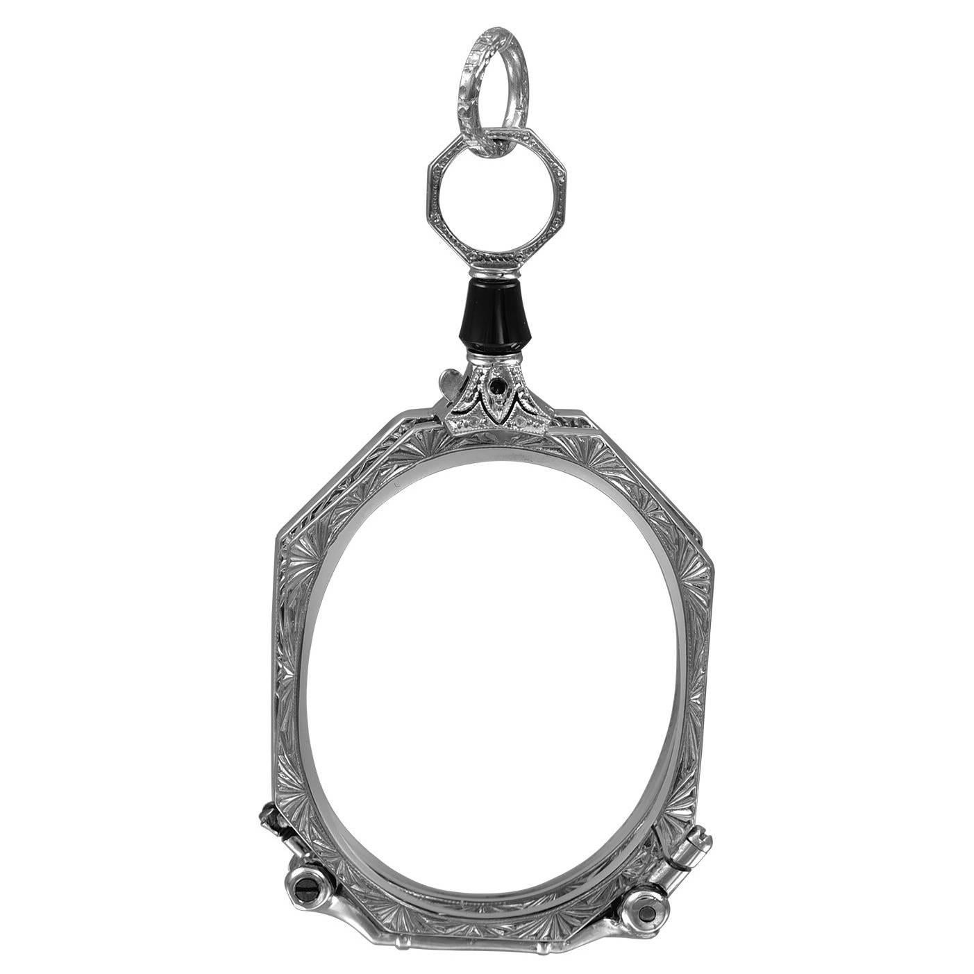 Cartier White Gold Lorgnette