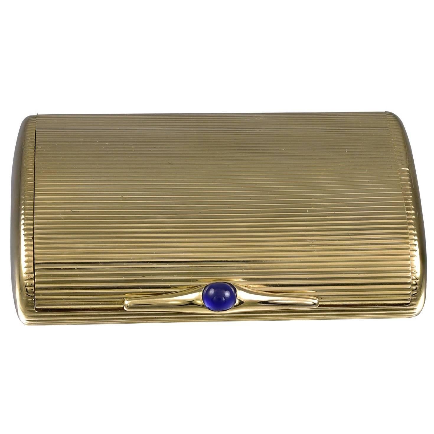 Exceptional Gold Double Pill Box