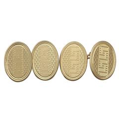 Yellow Gold Cufflinks 4