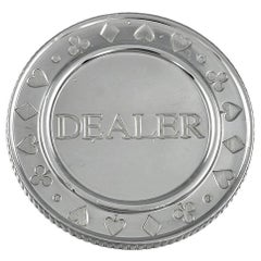 TIFFANY & CO. Sterling Silver Dealer Heads or Tails Coin