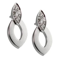 Cartier Diadea Diamond Gold Earrings