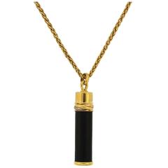 1993 Cartier Gold Wood Trinity Pendant Necklace
