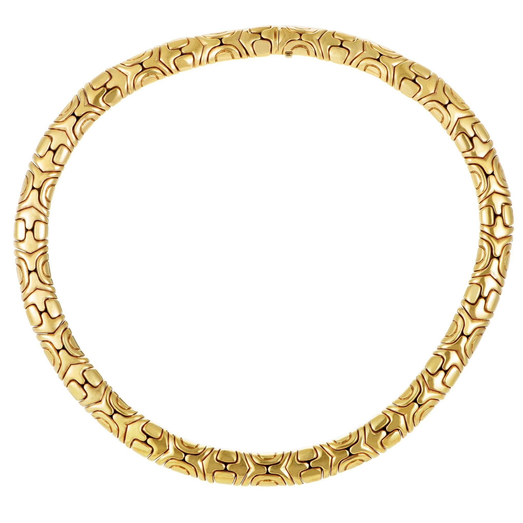 Bulgari Alveare Gold Choker Necklace