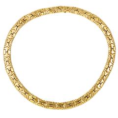 Bulgari Alveare Choker-Halskette aus Gold