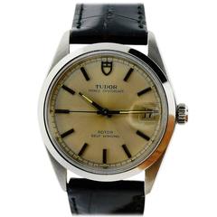 Vintage Tudor Watch Co. By Rolex Stainless Steel Strap Automatic Wristwatch