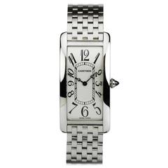 Cartier  Platinum Tank Cintree Limited Edition Wristwatch