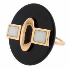 Giorgio Facchini Onyx Gold Ring 9