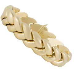 Cartier Gold Woven Bracelet