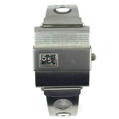 LIP Stainless Steel Manual Wind Wristwatch 