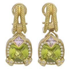 Stambolian Gem Set Drop Earrings 2